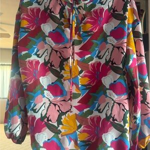 Floral long sleeve blouse by SHEIN